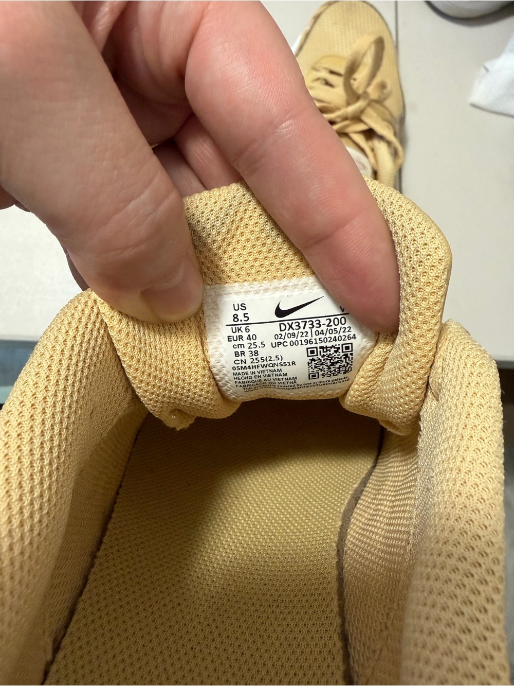 Nike Women’s Tan & Pink Camo Air-Style Sneaker - Picture 8 of 12